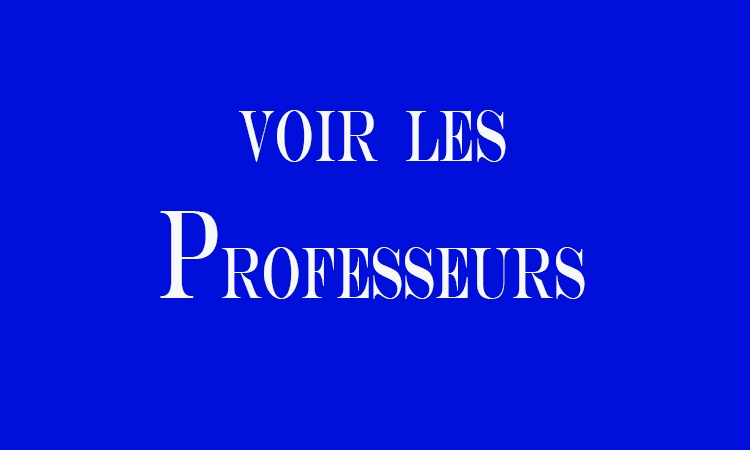 Professeurs & Prof. visiteur  --  Environnement